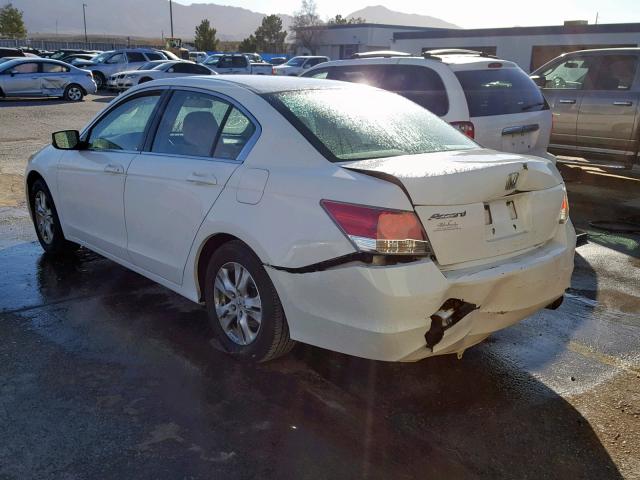 1HGCP26418A021896 - 2008 HONDA ACCORD LXP WHITE photo 3