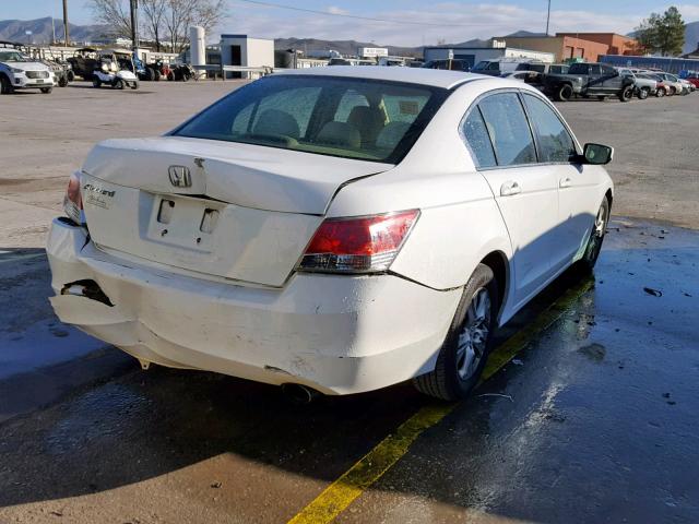 1HGCP26418A021896 - 2008 HONDA ACCORD LXP WHITE photo 4