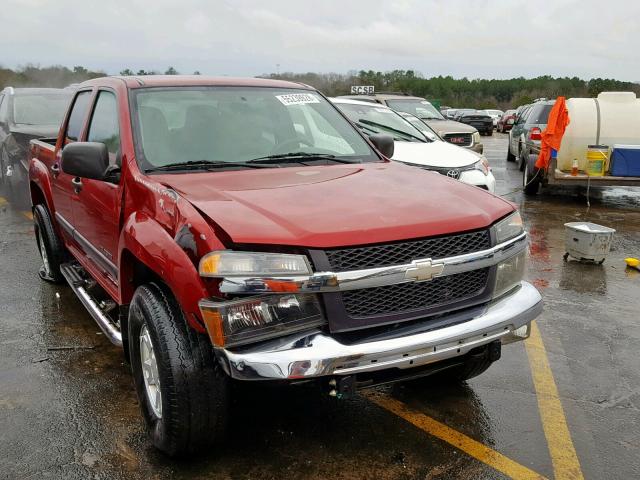 1GCDS136258186344 - 2005 CHEVROLET COLORADO RED photo 1