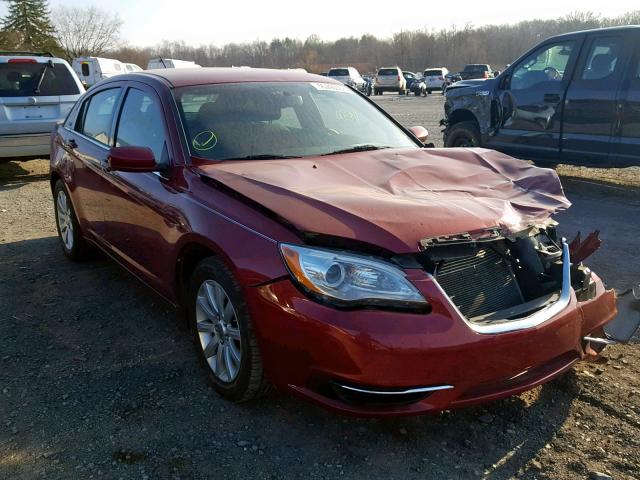 1C3CCBBB3DN583790 - 2013 CHRYSLER 200 TOURIN RED photo 1