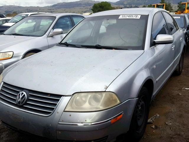 WVWMD63B03P353744 - 2003 VOLKSWAGEN PASSAT GL SILVER photo 2