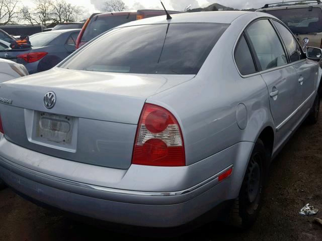 WVWMD63B03P353744 - 2003 VOLKSWAGEN PASSAT GL SILVER photo 4