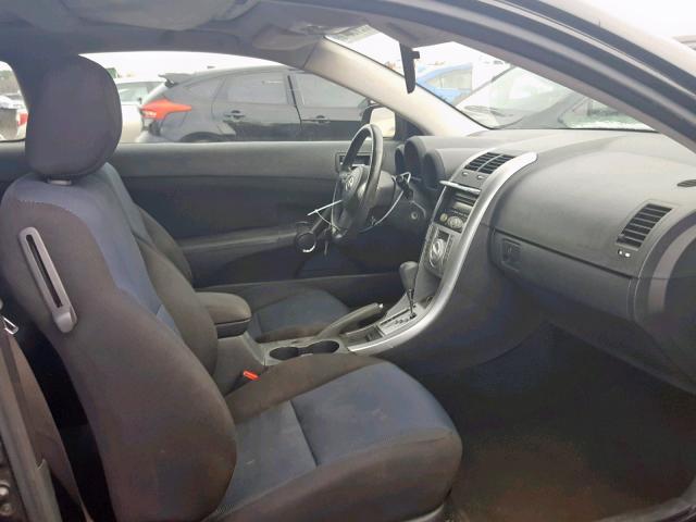 JTKDE177670186626 - 2007 TOYOTA SCION TC შავი ფოტო 5