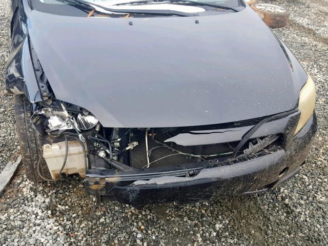 JTKDE177670186626 - 2007 TOYOTA SCION TC შავი ფოტო 7