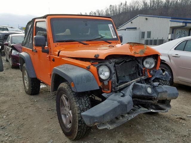 1C4GJWAG1CL194552 - 2012 JEEP WRANGLER S ORANGE photo 1