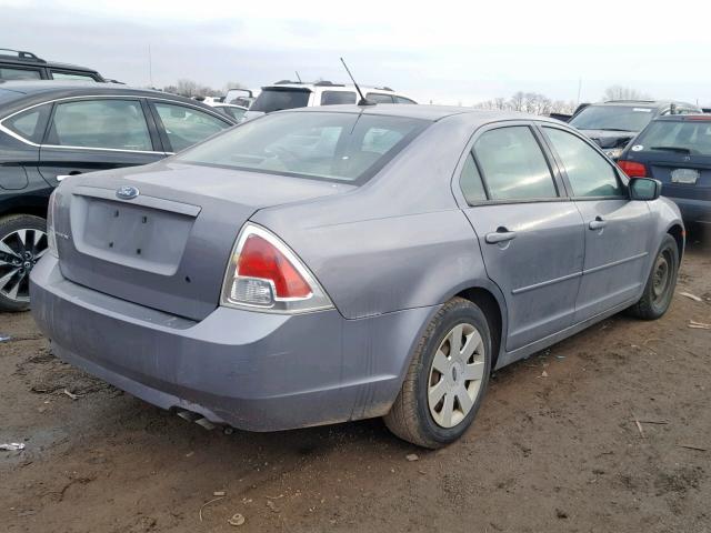 3FAHP06Z17R193134 - 2007 FORD FUSION S GRAY photo 4