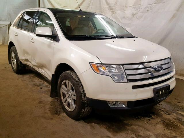 2FMDK48C68BA53681 - 2008 FORD EDGE SEL WHITE photo 1