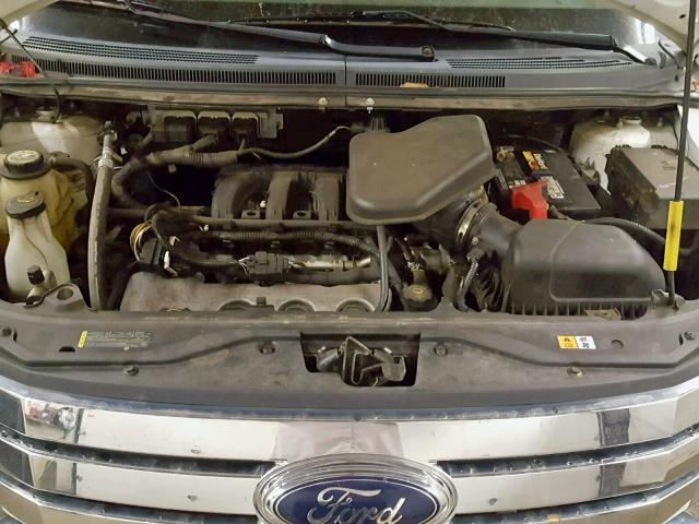 2FMDK48C68BA53681 - 2008 FORD EDGE SEL WHITE photo 7