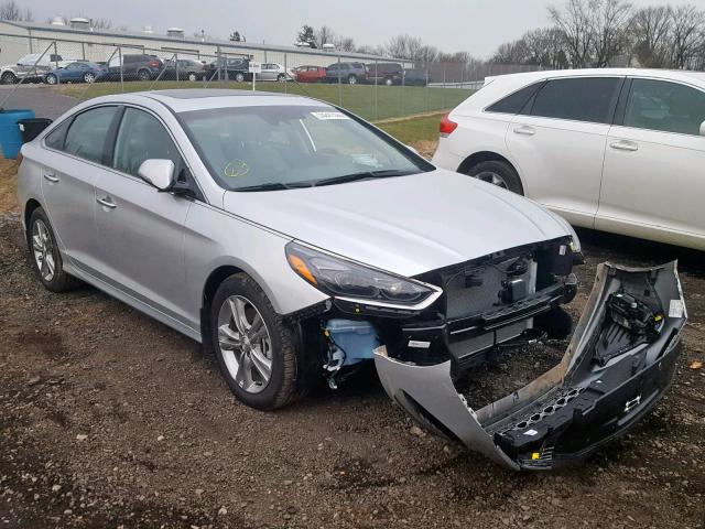 5NPE34AF9JH713832 - 2018 HYUNDAI SONATA SPO SILVER photo 1