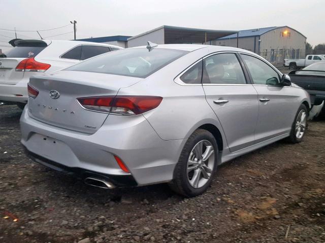 5NPE34AF9JH713832 - 2018 HYUNDAI SONATA SPO SILVER photo 4