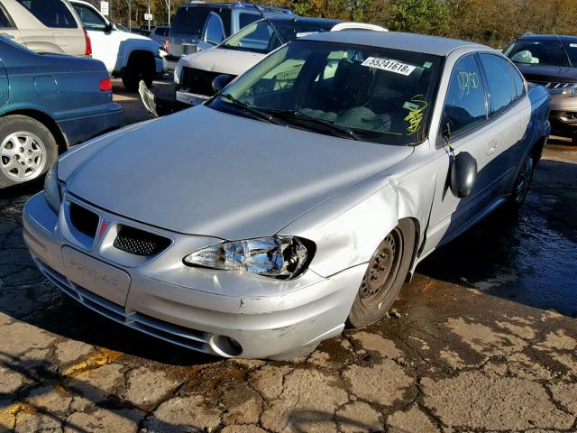 1G2NE52F34M581714 - 2004 PONTIAC GRAND AM S SILVER photo 2