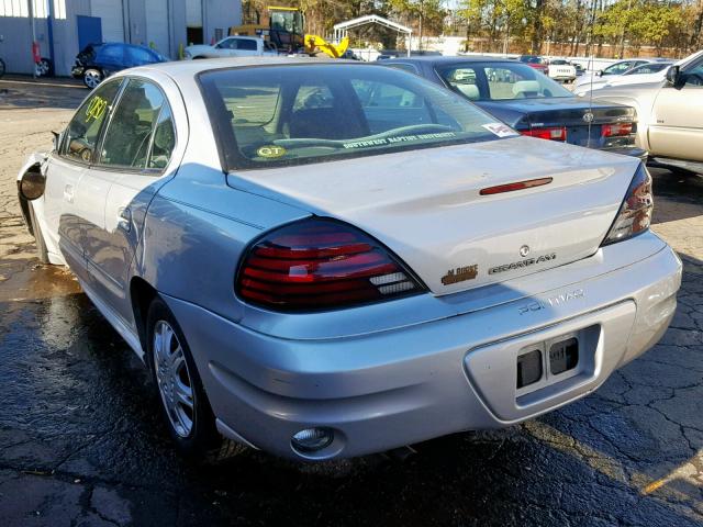 1G2NE52F34M581714 - 2004 PONTIAC GRAND AM S SILVER photo 3