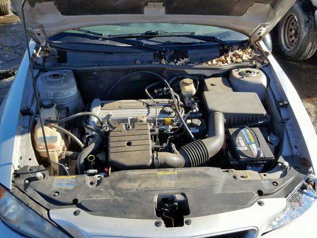 1G2NE52F34M581714 - 2004 PONTIAC GRAND AM S SILVER photo 7