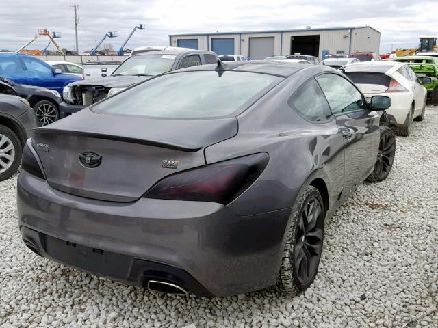 KMHHT6KD5DU081858 - 2013 HYUNDAI GENESIS CO CHARCOAL photo 4