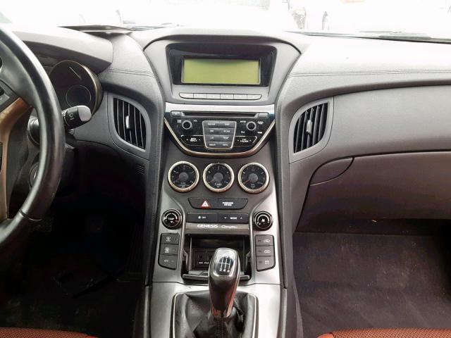 KMHHT6KD5DU081858 - 2013 HYUNDAI GENESIS CO CHARCOAL photo 9