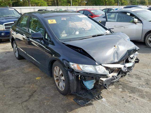 2HGFA1F97BH512485 - 2011 HONDA CIVIC EXL BLACK photo 1