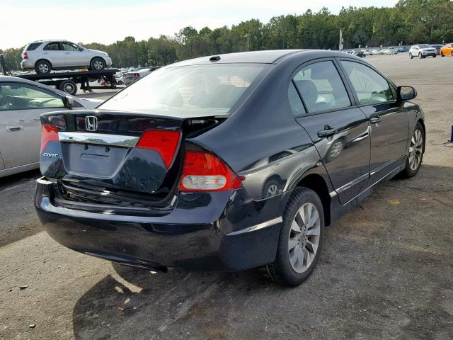 2HGFA1F97BH512485 - 2011 HONDA CIVIC EXL BLACK photo 4