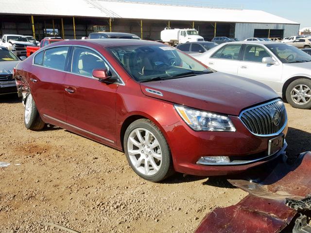1G4GD5G3XFF285288 - 2015 BUICK LACROSSE P RED photo 1