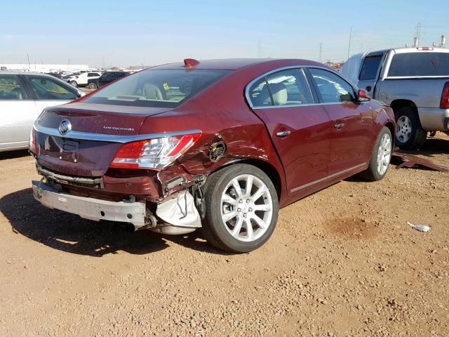 1G4GD5G3XFF285288 - 2015 BUICK LACROSSE P RED photo 4