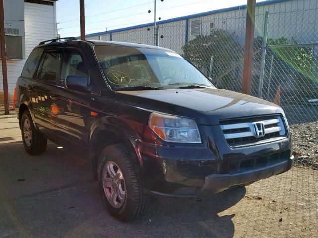 5FNYF18208B030321 - 2008 HONDA PILOT VP BLACK photo 1