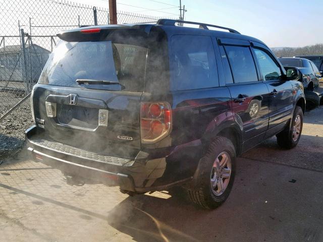 5FNYF18208B030321 - 2008 HONDA PILOT VP BLACK photo 4