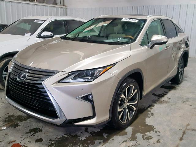 2T2BZMCA7HC072546 - 2017 LEXUS RX 350 GOLD photo 2