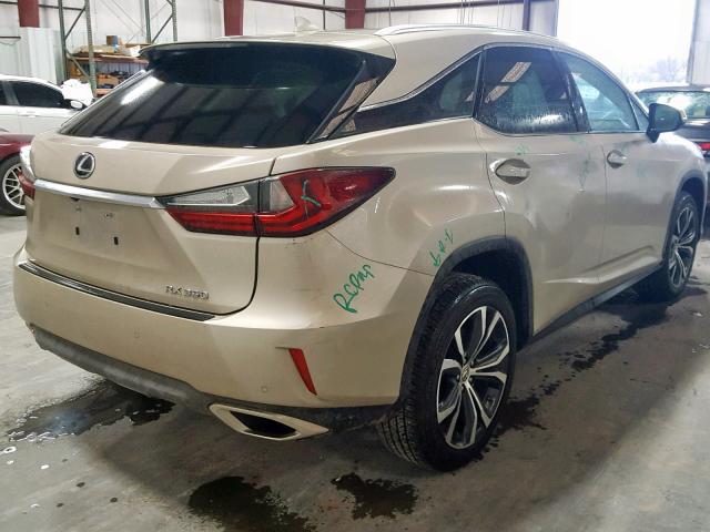 2T2BZMCA7HC072546 - 2017 LEXUS RX 350 GOLD photo 4