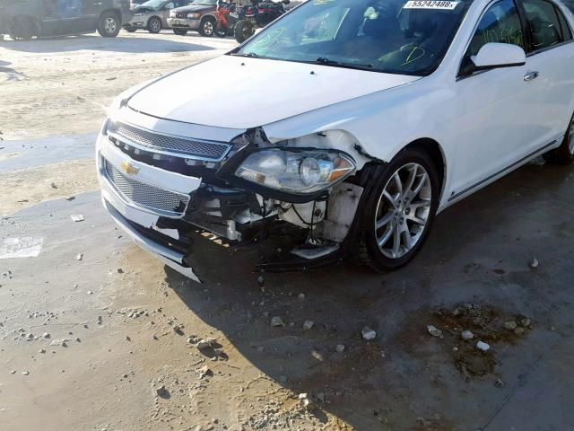 1G1ZE5EB6AF120389 - 2010 CHEVROLET MALIBU LTZ 白色 照片 9