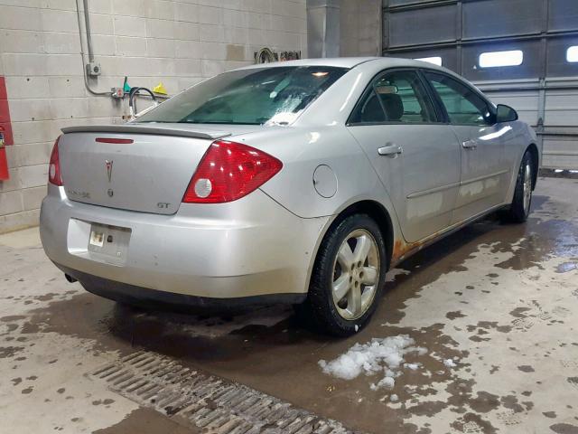 1G2ZH558764101845 - 2006 PONTIAC G6 GT GRAY photo 4