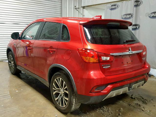 JA4AP3AU8JU025915 - 2018 MITSUBISHI OUTLANDER RED photo 3