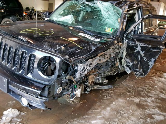 1C4NJRFB3FD303534 - 2015 JEEP PATRIOT LA BLACK photo 9