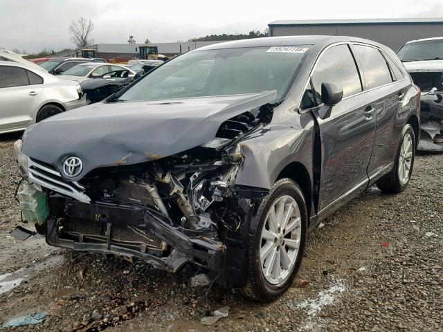 4T3ZA3BB4BU052153 - 2011 TOYOTA VENZA BASE GRAY photo 2