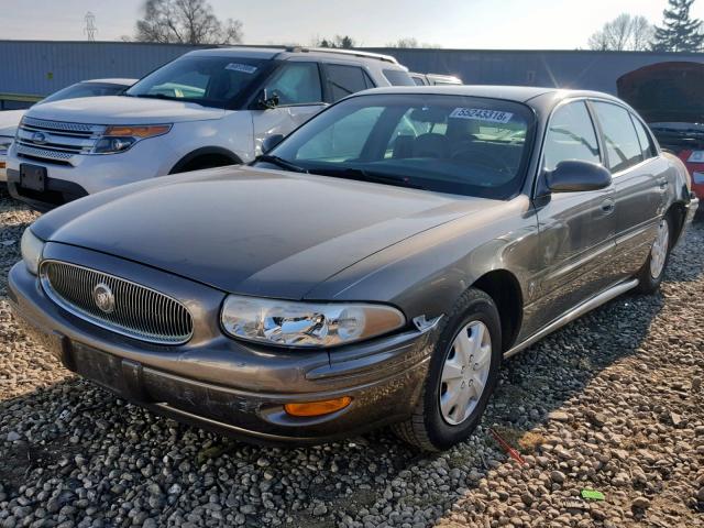 1G4HP54KX1U267854 - 2001 BUICK LESABRE CU BROWN photo 2