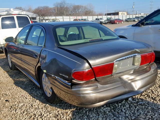 1G4HP54KX1U267854 - 2001 BUICK LESABRE CU BROWN photo 3