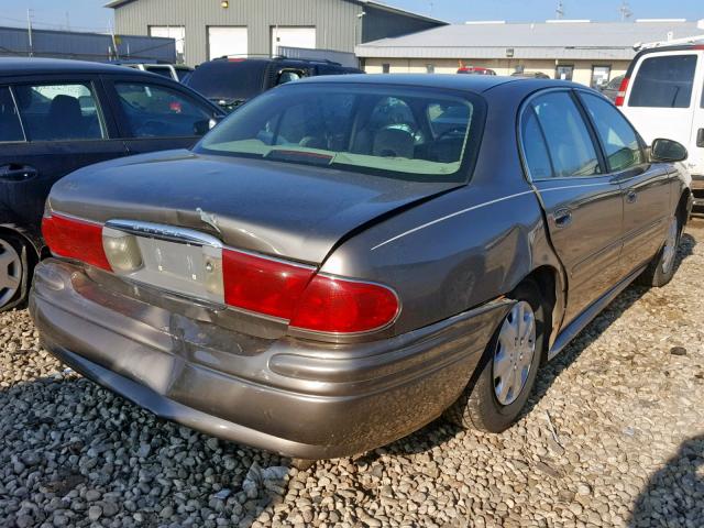 1G4HP54KX1U267854 - 2001 BUICK LESABRE CU BROWN photo 4