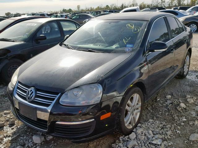 3VWEF71K97M065740 - 2007 VOLKSWAGEN JETTA WOLF BLACK photo 2