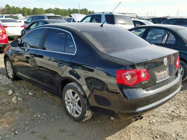 3VWEF71K97M065740 - 2007 VOLKSWAGEN JETTA WOLF BLACK photo 3