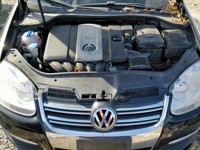 3VWEF71K97M065740 - 2007 VOLKSWAGEN JETTA WOLF BLACK photo 7