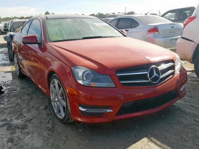 WDDGJ4HB5FG374585 - 2015 MERCEDES-BENZ C 250 RED photo 1