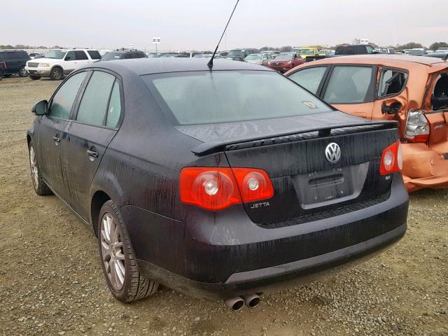 3VWEG71K27M155857 - 2007 VOLKSWAGEN JETTA WOLF BLACK photo 3