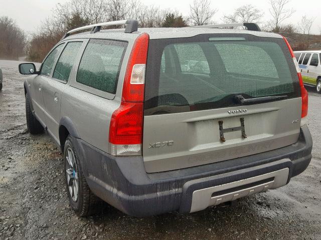 YV1SZ592151191018 - 2005 VOLVO XC70 GRAY photo 3