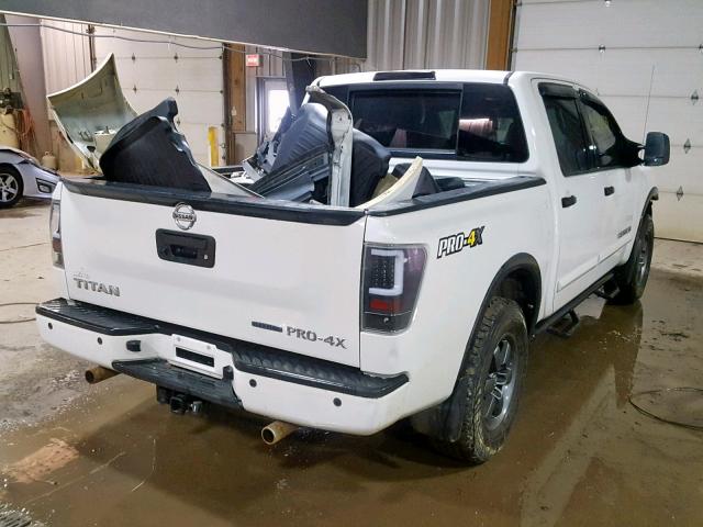 1N6BA0EC1DN303304 - 2013 NISSAN TITAN S WHITE photo 4