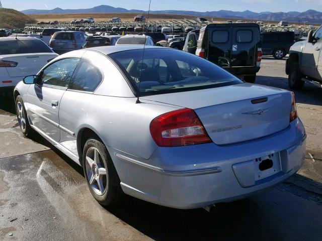 4C3AG42G94E082842 - 2004 CHRYSLER SEBRING LX BLUE photo 3