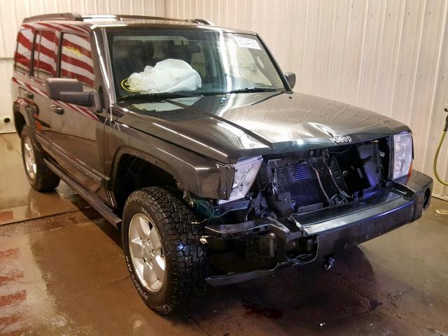 1J8HG48K08C224772 - 2008 JEEP COMMANDER BLACK photo 1