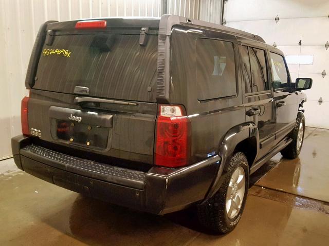 1J8HG48K08C224772 - 2008 JEEP COMMANDER BLACK photo 4