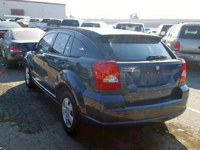 1B3HB48B27D506153 - 2007 DODGE CALIBER SX BLUE photo 3