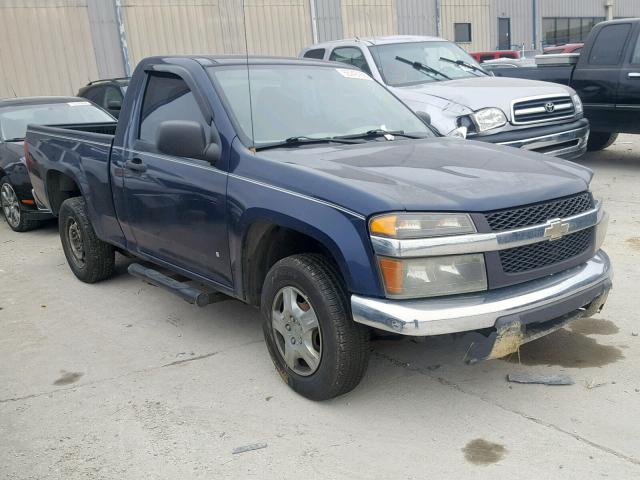 1GCCS149178162060 - 2007 CHEVROLET COLORADO BLUE photo 1