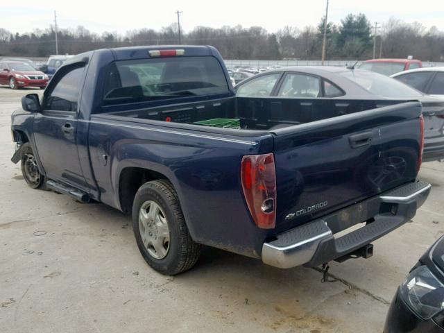 1GCCS149178162060 - 2007 CHEVROLET COLORADO BLUE photo 3