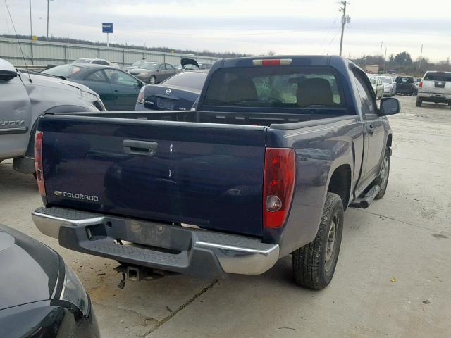 1GCCS149178162060 - 2007 CHEVROLET COLORADO BLUE photo 4