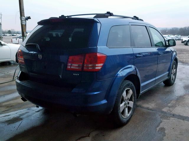 3D4GG57V79T242392 - 2009 DODGE JOURNEY SX BLUE photo 4